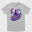 Camiseta Básica Jinx Was Here League of Legends Cinza 