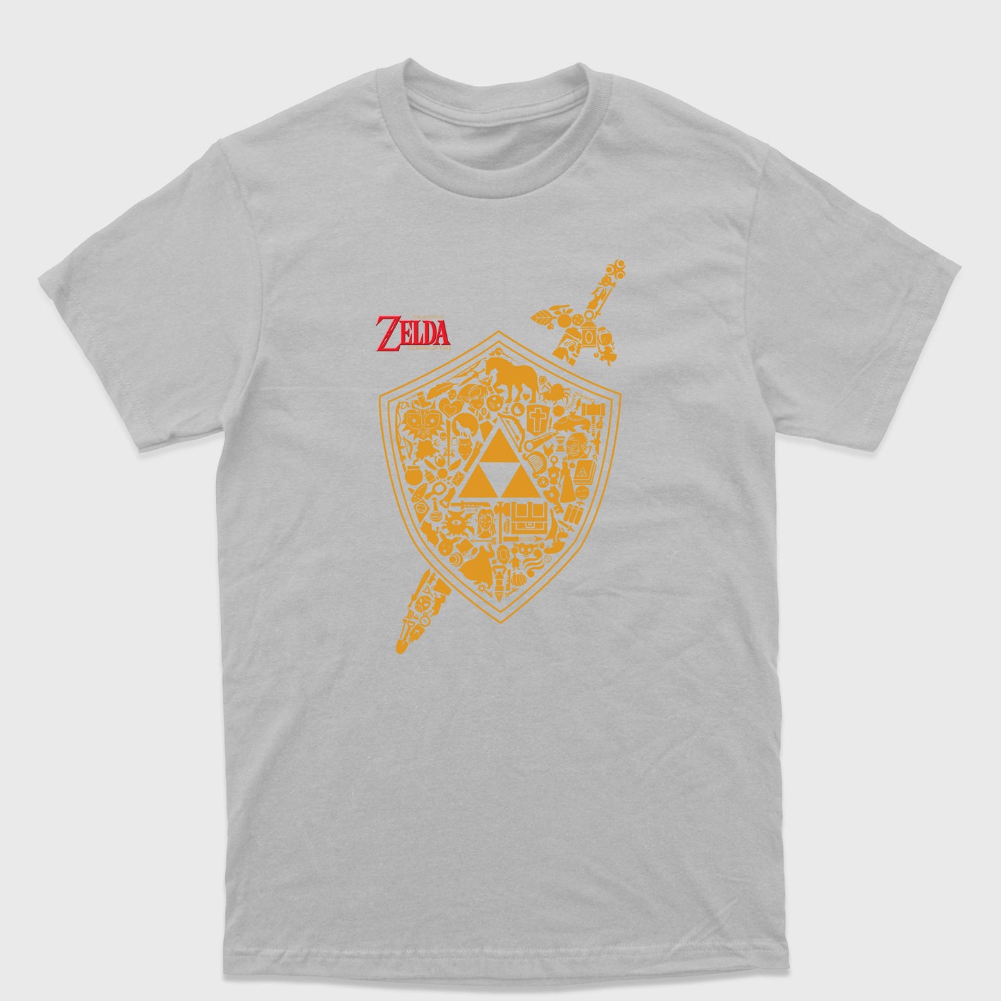 Camiseta Básica Legend of Zelda Link Weapons