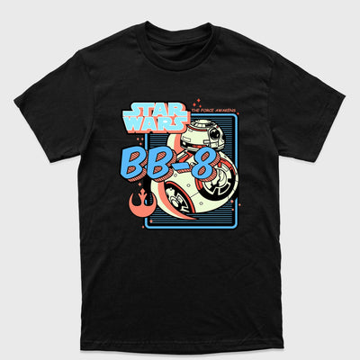 Camiseta Básica BB-8 Star Wars Preto