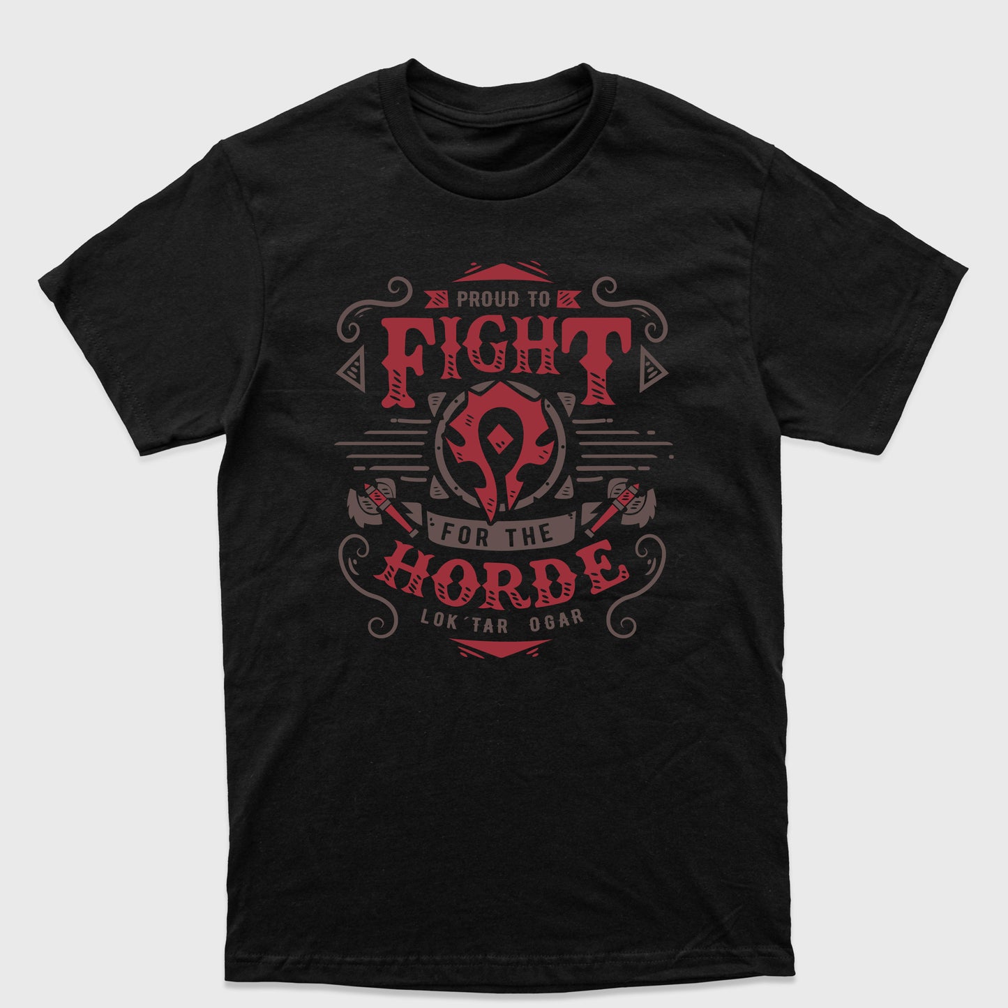 Camiseta Básica Fight for the Horde World of Warcraft