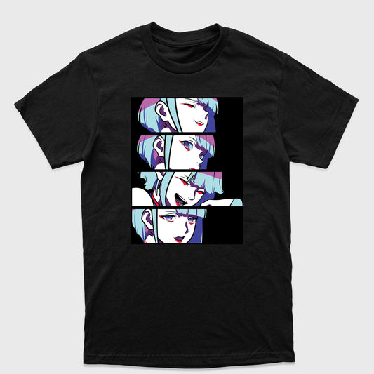 Camiseta Básica Lucy Cyberpunk Edgerunners