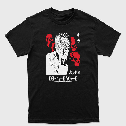 Camiseta Básica Kira Shinigami Death Note