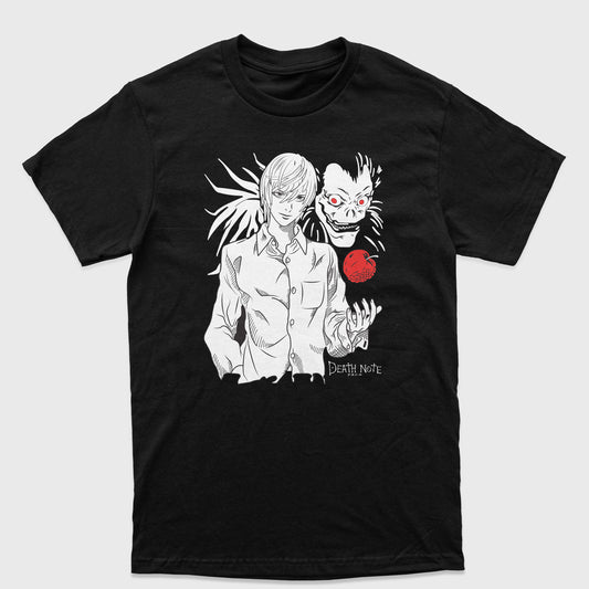 Camiseta Básica Kira e Ryuk Death Note
