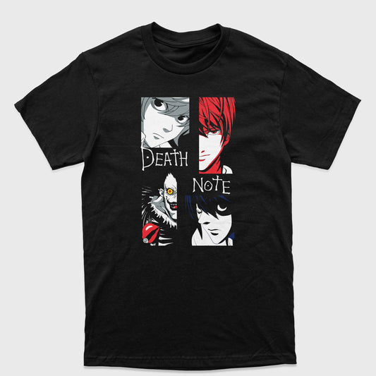 Camiseta Básica Near Kira Ryuk e L Death Note