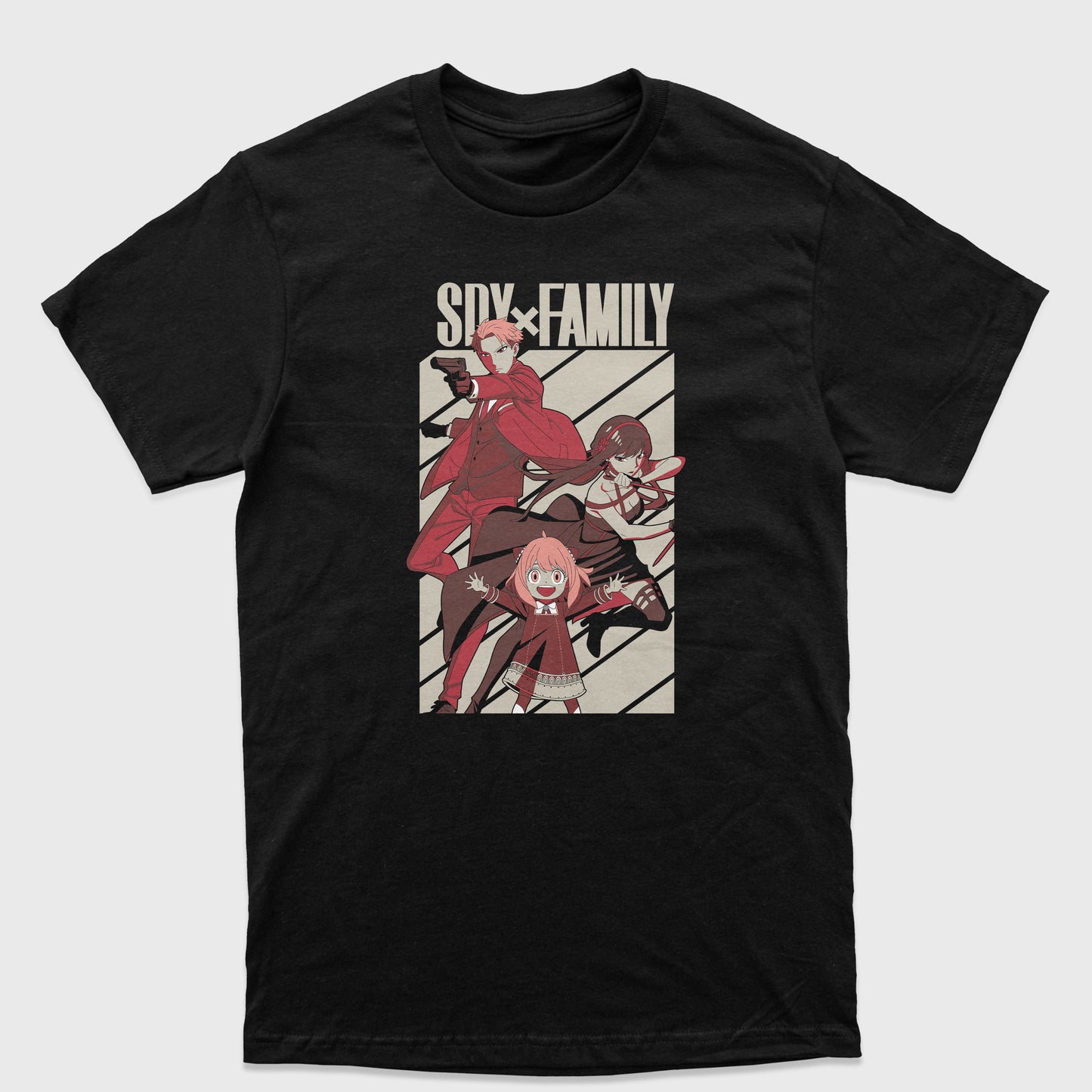 Camiseta Básica Spy x Family Anime