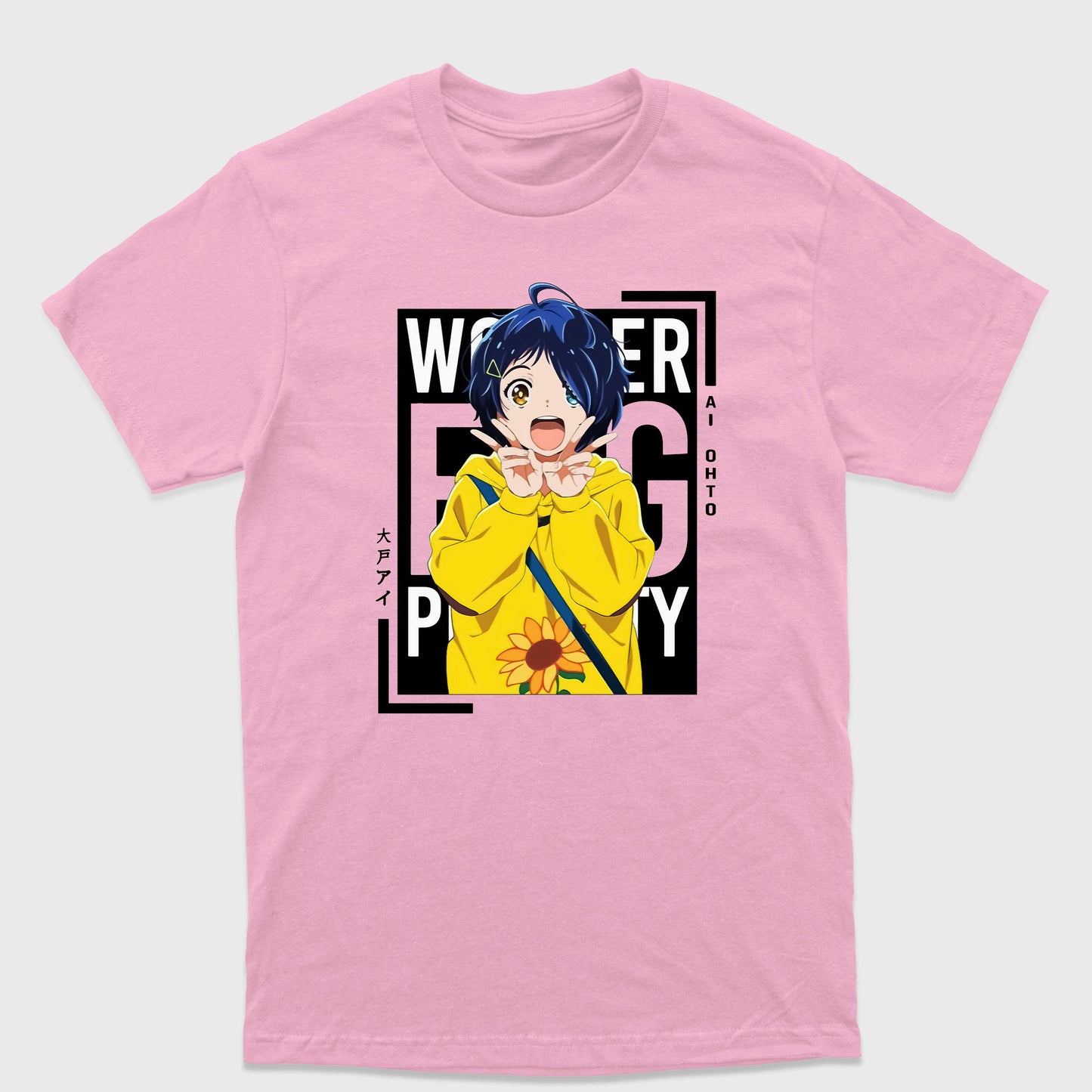Camiseta Básica Ai Ohto Happy Wonder Egg Priority