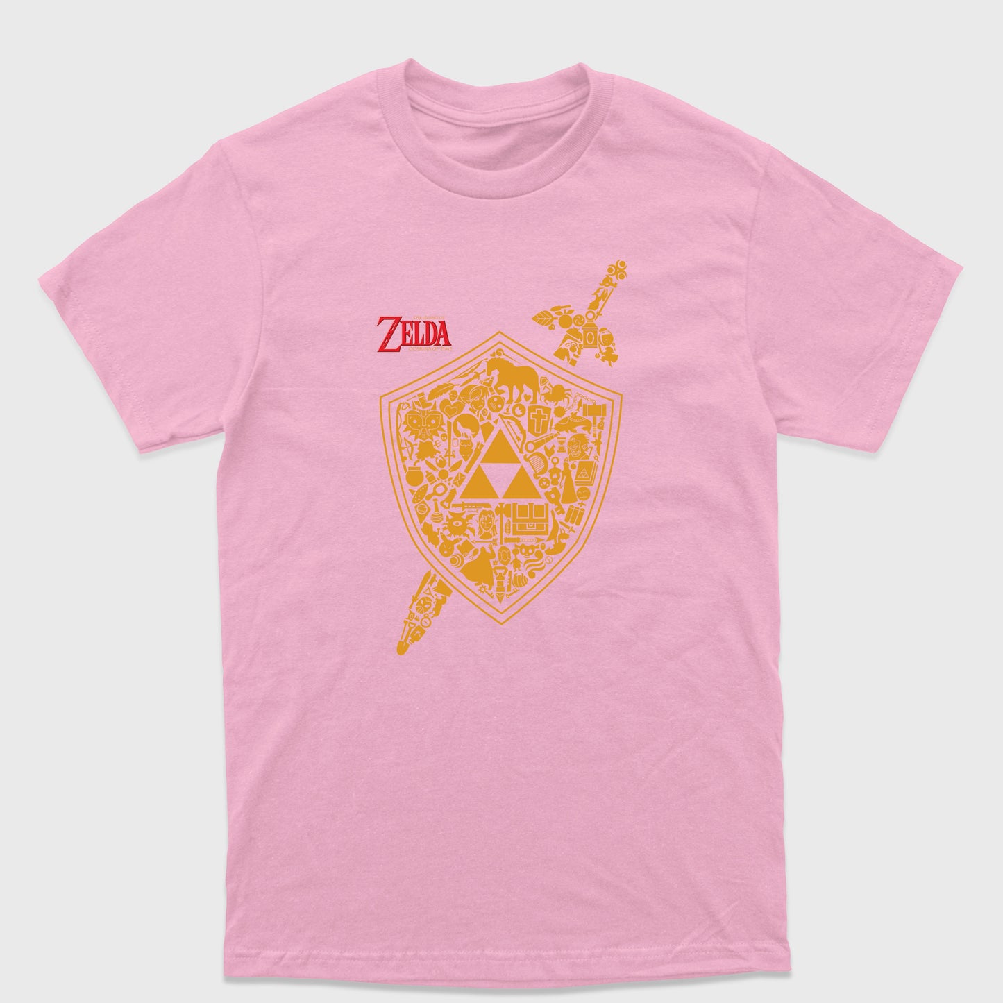 Camiseta Básica Legend of Zelda Link Weapons