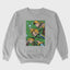 Moletom Gola Redonda Link Faces Zelda-CINZA