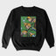 Moletom Gola Redonda Link Faces Zelda-PRETO