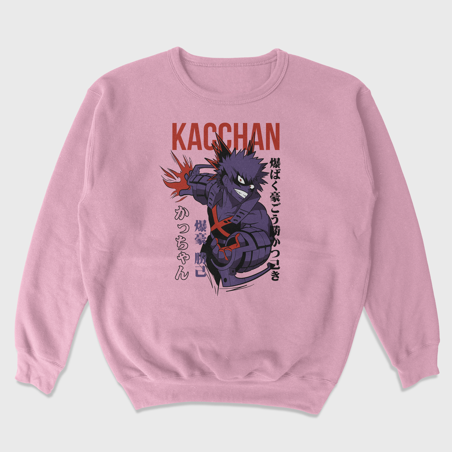 Moletom Gola Redonda Bakugou Boku No Hero Kacchan My Hero