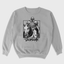 Moletom Gola Redonda Berserk Knight Skull-cinza