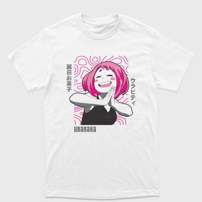 Camiseta Básica Uraraka Ochako anime My Hero Academy