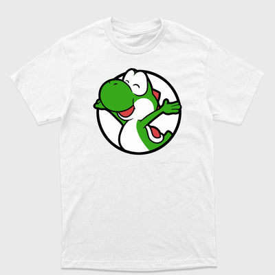 Camiseta Básica Retrato Yoshi Alegre