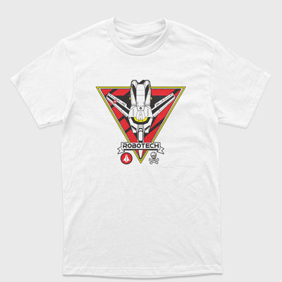 Camiseta Básica Robotech Anime Branco