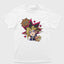 Camiseta Básica Yugi e Kuriboh Yu-Gi-Oh