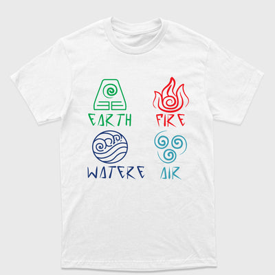 Camiseta Básica Avatar Four Elements