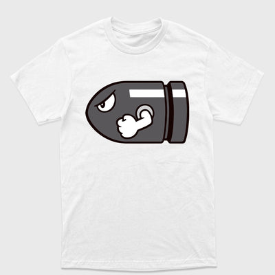 Camiseta Básica Bala Canhão Mario Kart