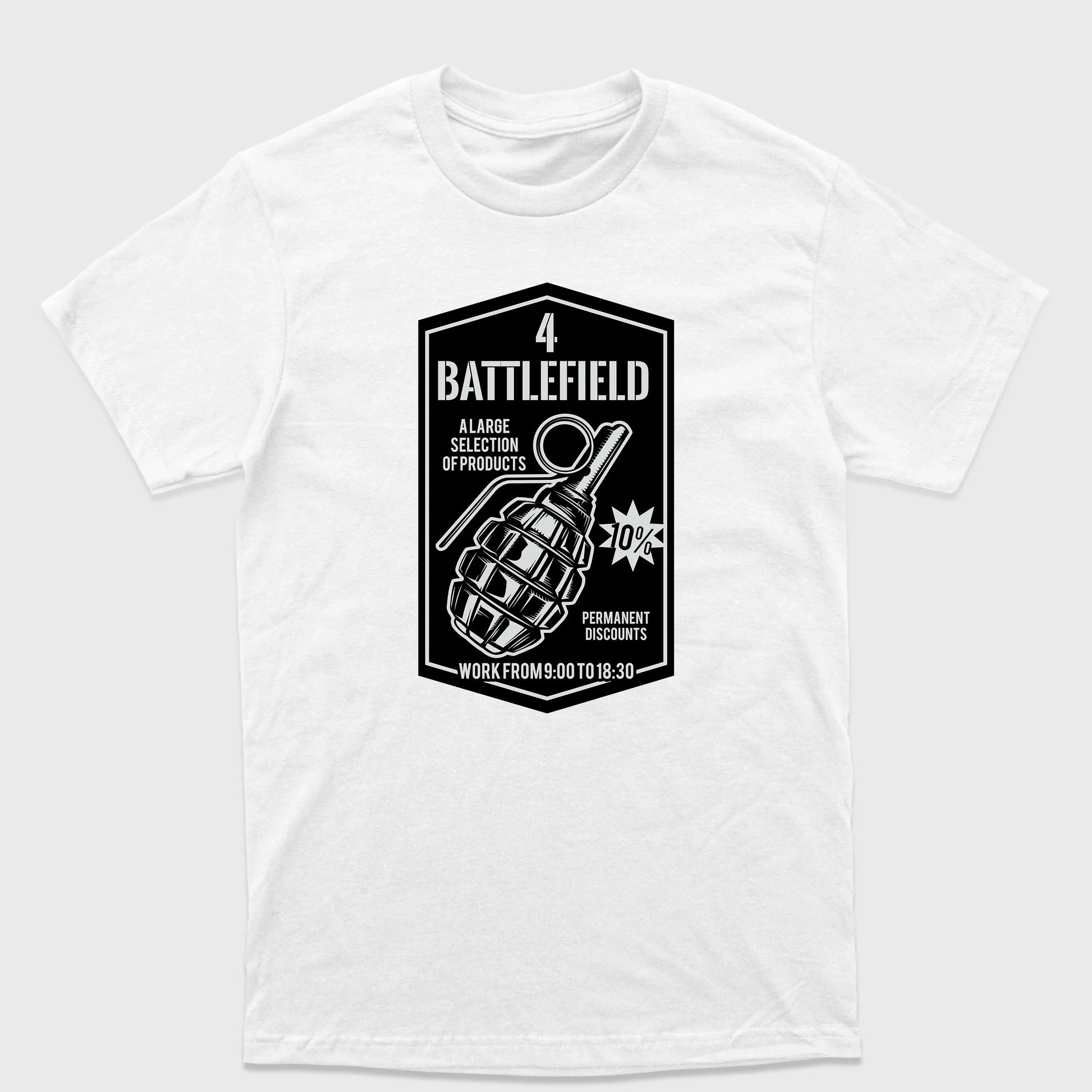Camiseta Básica Battlefield 4 Grenade