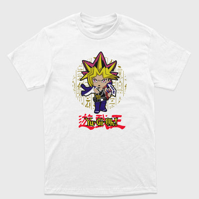 Camiseta Básica Chibi Yugi Mutou Yu-Gi-Oh