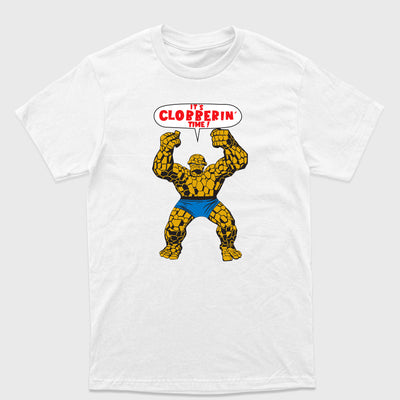 Camiseta Básica Coisa Quarteto Fantástico  Branco