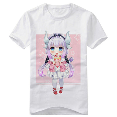 Camiseta Básica Cute Kanna Kobayashi San Maid Dragon