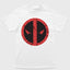 Camiseta Básica Deadpool Logo Branco