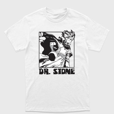 Camiseta Básica Dr. Stone Senku Scientist Branco