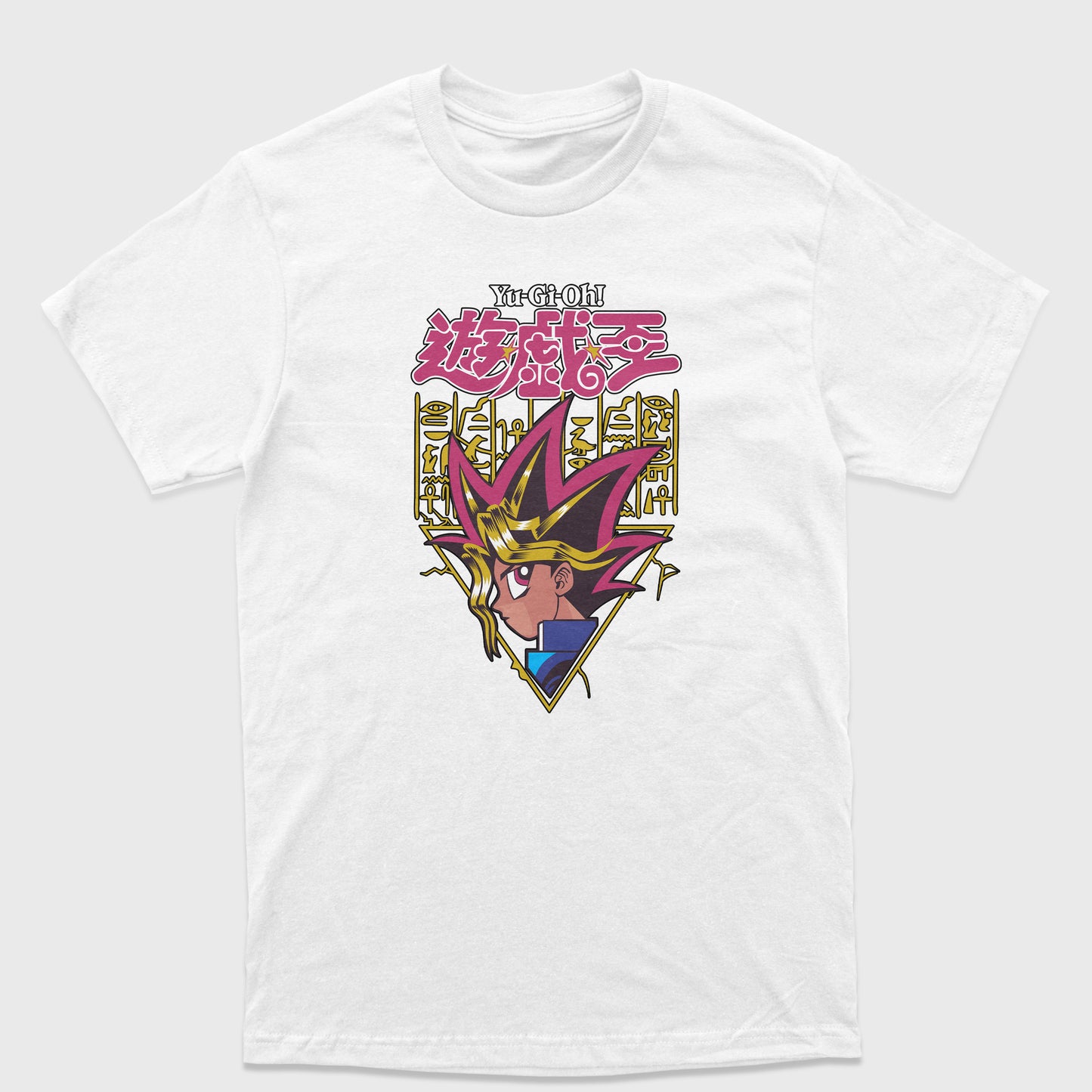 Camiseta Básica Face Yugi Yu-Gi-Oh