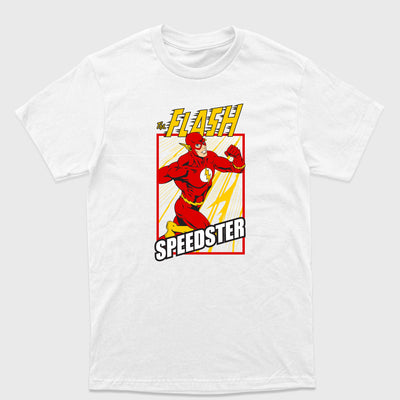 Camiseta Básica Flash Speedster Branco