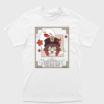 Camiseta Básica Genshin Impact Hu Tao Funny