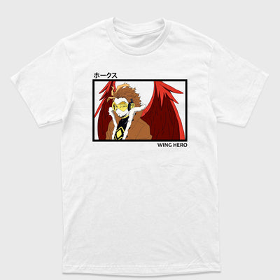 Camiseta Básica Hawks Herói 2 My Hero Academy