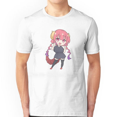 Camiseta Básica Ilulu Kobayashi San Maid Dragon