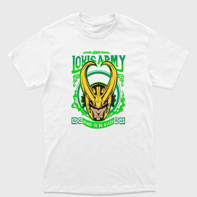 Camiseta Básica Join Lokis Army Branco