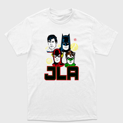 Camiseta Básica Justice League JLA Branco