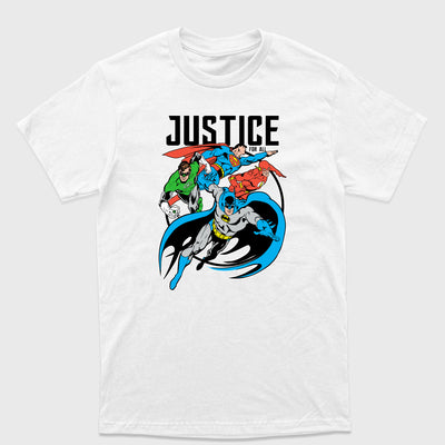 Camiseta Básica Justice for All Branco
