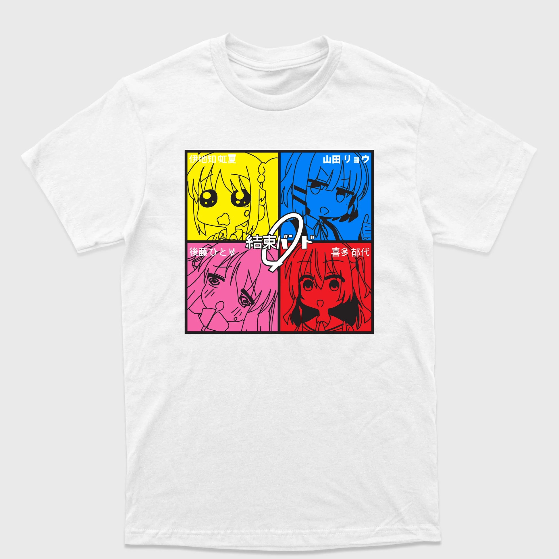 Camiseta Básica Kessoku Band Cute Bocchi the Rock