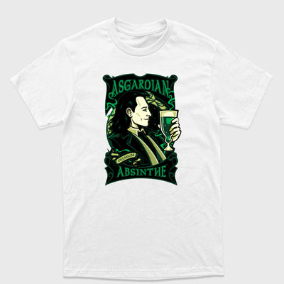 Camiseta Básica Loki Asgardian Absinthe Branco