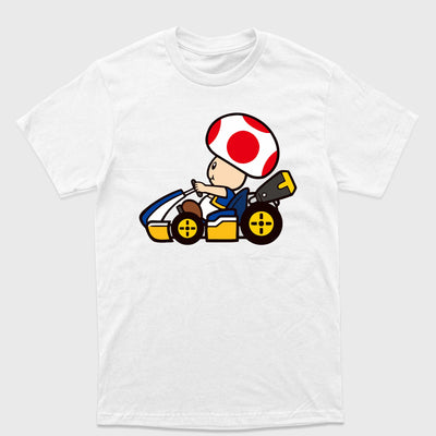 Camiseta Básica Mario Kart - Toad