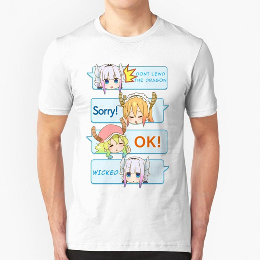 Camiseta Básica Personagens Kobayashi San Maid Dragon