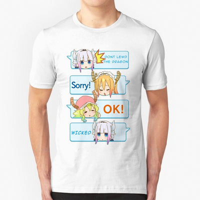 Camiseta Básica Personagens Kobayashi San Maid Dragon