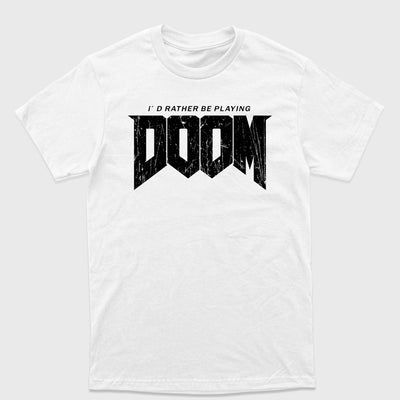 Camiseta Básica Playing Doom