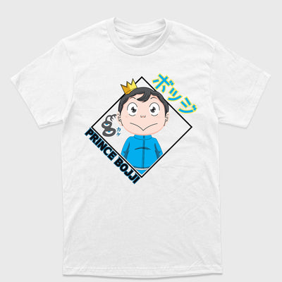 Camiseta Básica Prince Bojji Ousama Ranking Of kings - Branca