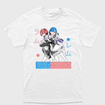 Camiseta Básica Ram e Rem ReZero