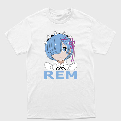 Camiseta Básica Rem Face ReZero Branco