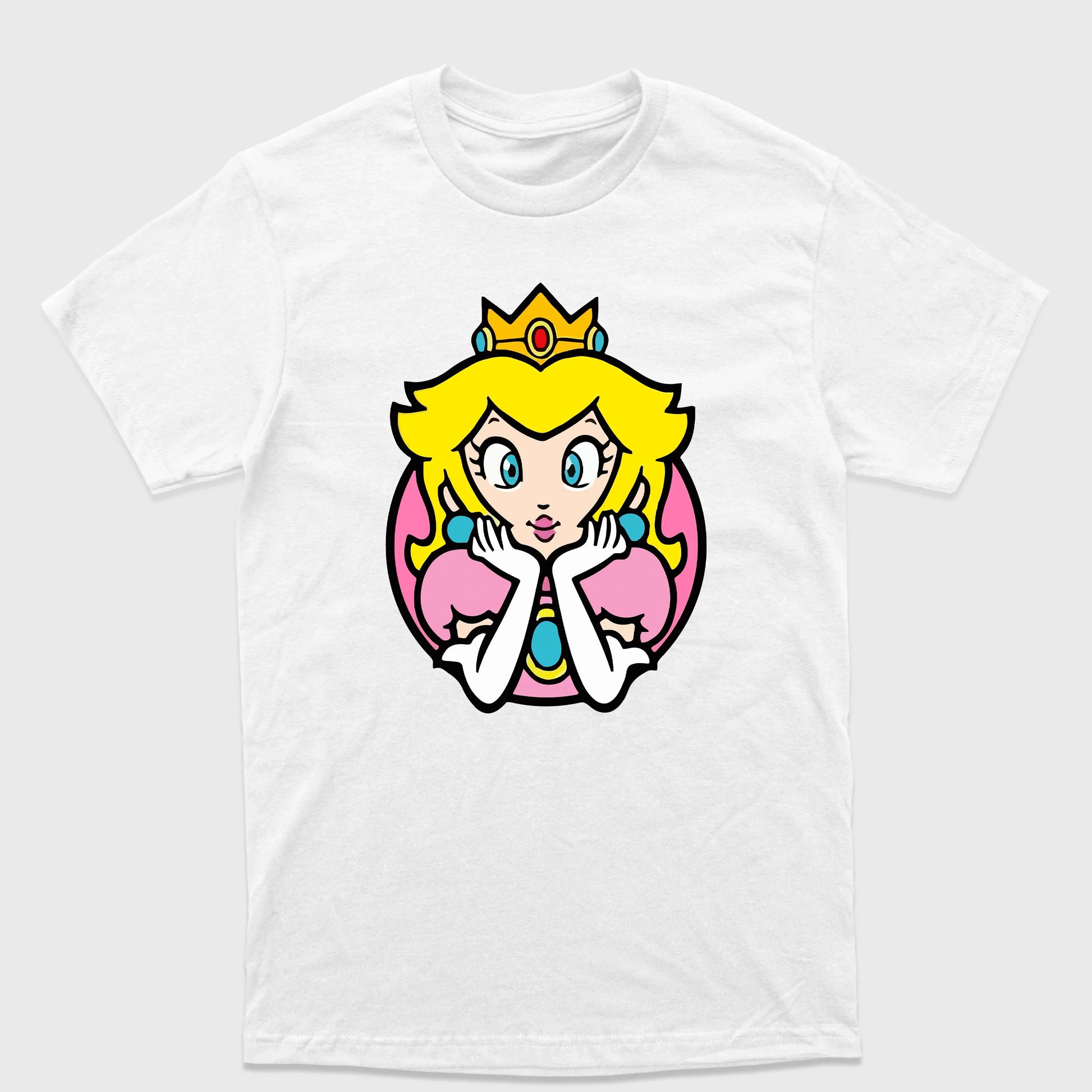 Camiseta Básica Retrato Peach Pose