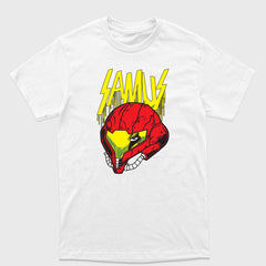 Camiseta Básica Samus Metroid Game