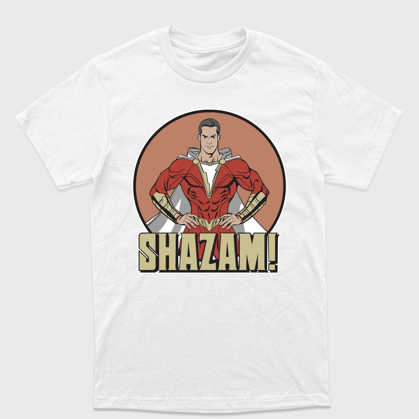 Camiseta Básica Shazam! DC Comics Branco