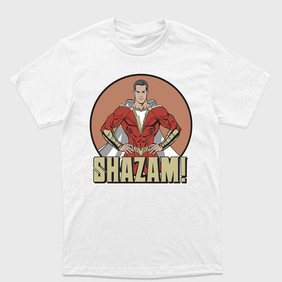 Camiseta Básica Shazam! DC Comics Branco