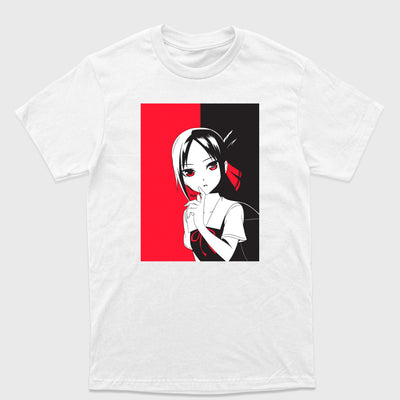 Camiseta Básica Shinomiya Planejando Ações Kaguya Sama