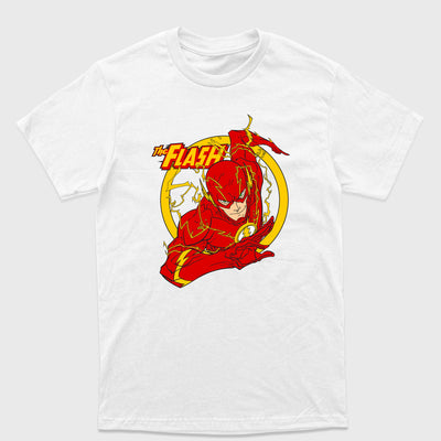 Camiseta Básica The Flash Branco